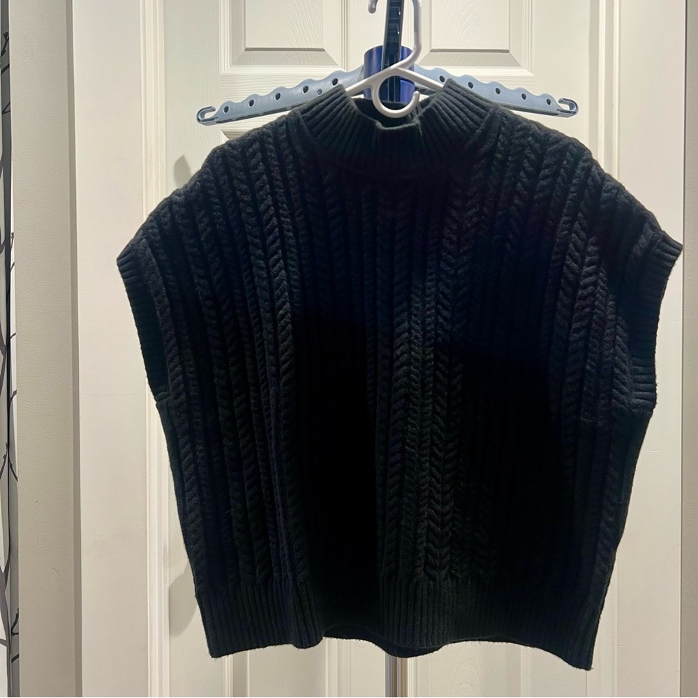 Banana Republic Black Knit Top